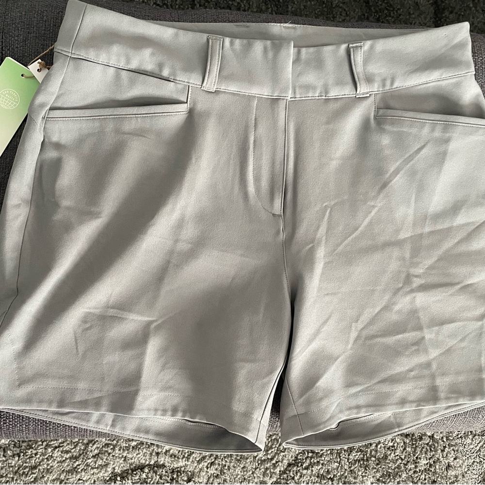 adidas Light Gray Athletic Shorts